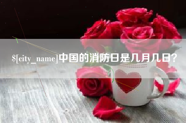 甘肃中国的消防日是几月几日？