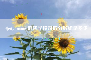 甘肃消防学校录取分数线是多少