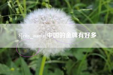 甘肃中国的金牌有好多
