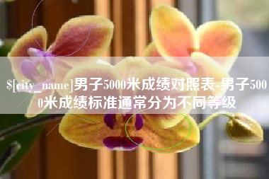 甘肃男子5000米成绩对照表-男子5000米成绩标准通常分为不同等级