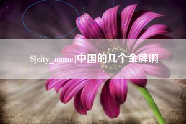 甘肃中国的几个金牌啊