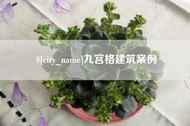 甘肃九宫格建筑案例