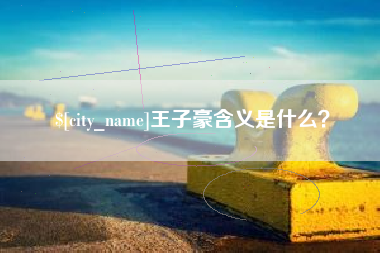 甘肃王子豪含义是什么？