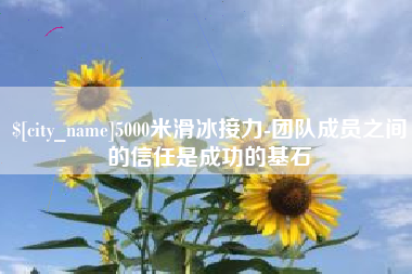 甘肃5000米滑冰接力-团队成员之间的信任是成功的基石