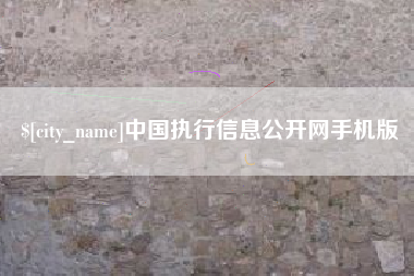 甘肃中国执行信息公开网手机版