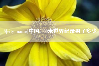甘肃中国5000米世界纪录男子多少