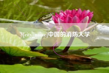 甘肃中国的消防大学