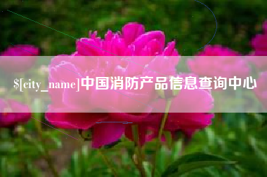 甘肃中国消防产品信息查询中心