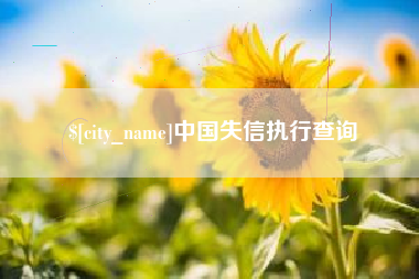 甘肃中国失信执行查询