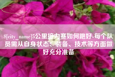 甘肃5公里接力赛如何跑好-每个队员需从自身状态、装备、技术等方面做好充分准备