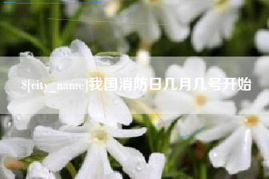 甘肃我国消防日几月几号开始