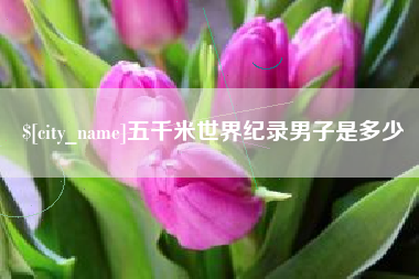 甘肃五千米世界纪录男子是多少