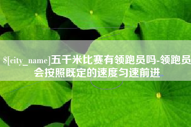 甘肃五千米比赛有领跑员吗-领跑员会按照既定的速度匀速前进