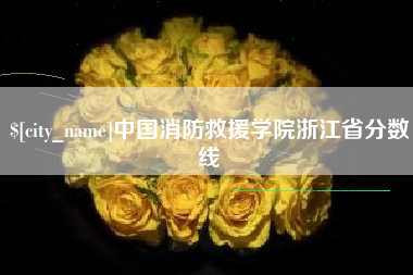 甘肃中国消防救援学院浙江省分数线