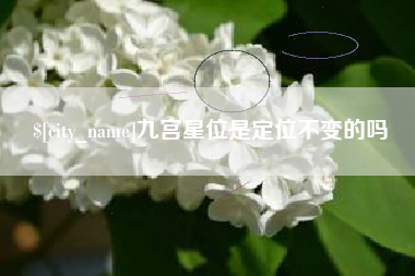 甘肃九宫星位是定位不变的吗