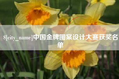 甘肃中国金牌图案设计大赛获奖名单