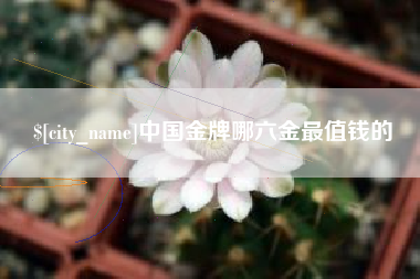 甘肃中国金牌哪六金最值钱的