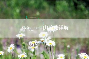 甘肃九宫格详解
