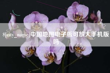甘肃中国地图电子版可放大手机版吗