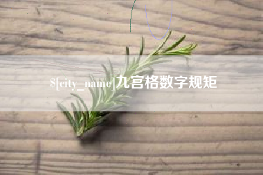甘肃九宫格数字规矩