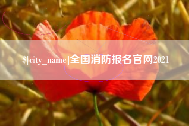 甘肃全国消防报名官网2021